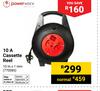 Power Worx 10A Cassette Reel 10m x 1mm (770085)