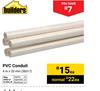 Builders PVC Conduit 4m x 20mm (36017)