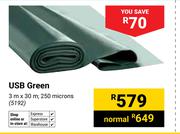 USB Green 250 Microns 3m x 30m (5192)