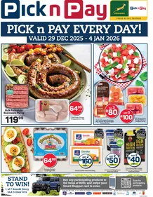 Pick n Pay Western Cape : Weekly Specials (29 December 2025 - 04 January 2026)