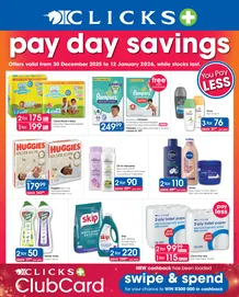 Clicks : Pay Day Savings (30 December - 12 January 2026)