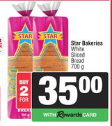 Star Bakeries White Sliced Bread-For 2 x 700g