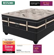 Restonic Ballito Queen 152cm Base Set 10290603