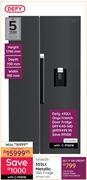 Defy 555L Metallic SBS Fridge DFF647-WD 10306035