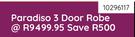 Paradiso 3 Door Robe 10296117