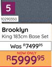 Sleepmasters Brooklyn King 183cm Base Set 10290350