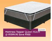 Sleepmasters Mattress Topper Queen 152cm 10294187