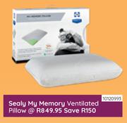 Sealy My Memory Ventilated Pillow 10120993