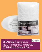 Sleepmasters Quiltd Queen 152cm Mattress Protector 10119640