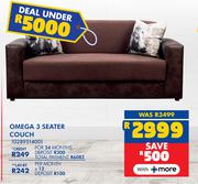Omega 3 Seater Couch 10289514001