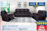 Benfica 3 Piece Lounge Suite 10282265