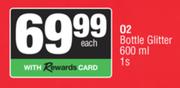 O2 Bottle Glitter 600ml-1s