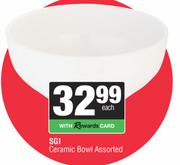 SGI Ceramic Bowl Assorted