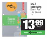 Spar Good Living Exam Pad 100 Pages-1s