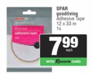 Spar Good Living Adhesive Tape 12 x 33m-1s