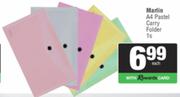 Marlin A4 Pastel Carry Folder-1s
