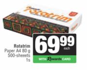 Mondi Rotatrim Paper A4 500 Sheets-80g