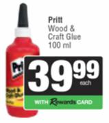 Pritt Wood & Craft Glue-100ml