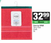 Care By Spar Terry Face Cloth-2s