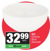 SGI Ceramic Bowl Assorted