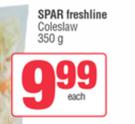 Spar Freshline Coleslaw-350g Each