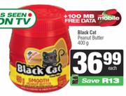 Black Cat Peanut Butter-400g