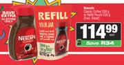 Nescafe Classic Coffee 200g Or Refill Pouch 230g (Excl. Decaf)-Each