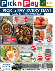 Pick n Pay Eastern Cape : Weekly Specials (12 January - 18 January 2026)