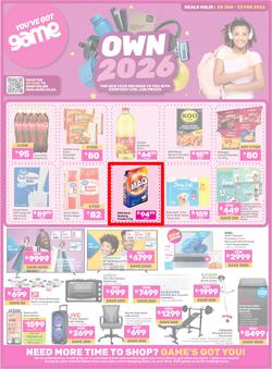 Game : Own 2026 (20 January - 23 February 2026), page 1