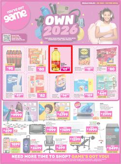 Game : Own 2026 (20 January - 23 February 2026), page 1