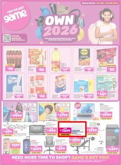 Game : Own 2026 (20 January - 23 February 2026), page 1