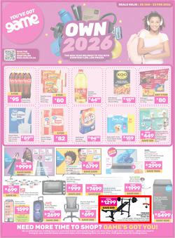 Game : Own 2026 (20 January - 23 February 2026), page 1