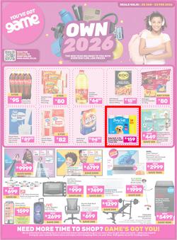 Game : Own 2026 (20 January - 23 February 2026), page 1