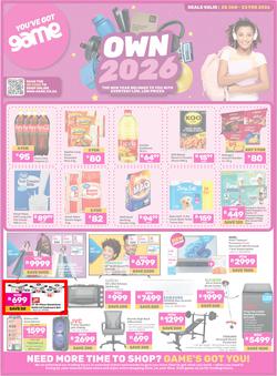 Game : Own 2026 (20 January - 23 February 2026), page 1