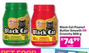 Black Cat Peanut Butter Smooth Or Crunchy-800g