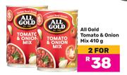 All Gold Tomato & Onion Mix-For 2 x 410g