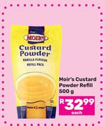 Moir's Custard Powder Refill-500g