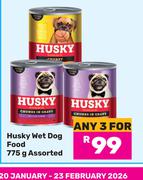 Husky Wet Dog Food-For 3 x 775g