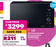 LG 42L Electronic Grill Microwave Oven MH8265DIS 767207
