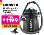 Hoover 28L Wet & Dry Vacuum Cleaner HWD20 491696
