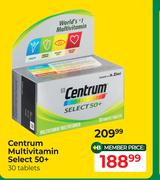 Centrum Multivitamin Select 50+ 30 Tablets