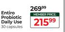 Entiro Probiotic Daily Use 30 Capsules