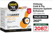 VirAway Cold & Flu Immune System Enhancer 120 Capsules