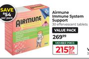 Airmune Immune System Support 30 Effervescent Tablets