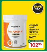 Lifestyle Health Vitamin C 1000mg 100 Tablets