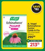 A.Vogel Echinaforce Junior Colds & Flu 120 Chewable Tablets