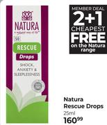 Natura Rescue Drops (2+1 Free)-25ml