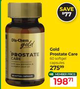 Dis-Chem Gold Prostate Care-60 Soft Gel Capsules