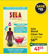 Sela Blood Clean Tea-20 Teabags