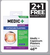 Medic+ Capsicum Plasters 3 Patches